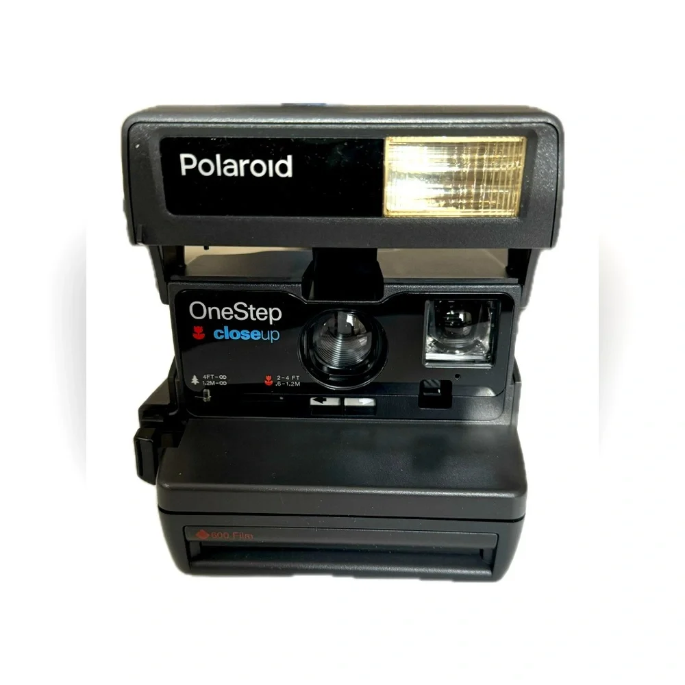 😎 Polaroid 600 OneStep Close-up Instant Film Camera w/instruction book